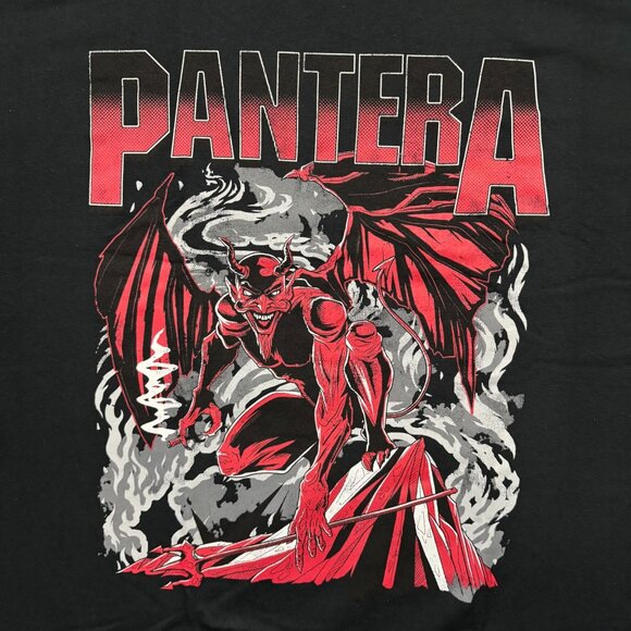 Pantera Cowboys From Hell Thrash Metal Band T-Shirt Size Extra Large - Picture 2 of 4